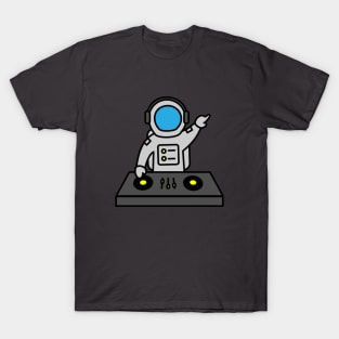 Astronaut And Music T-Shirt